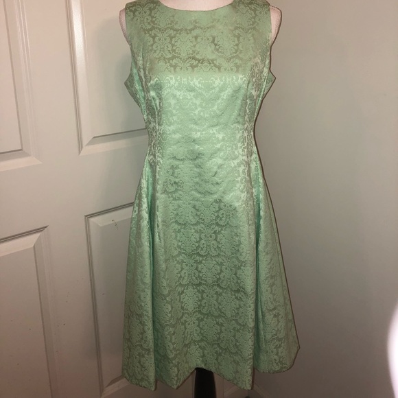 EUC Sz12 NY&Co Eva Mendes Maria Jacquard Dress - Picture 2 of 8